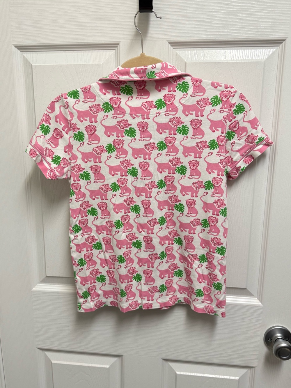 Roller Rabbit Pink Lion Pajama Top - Picture 9 of 9